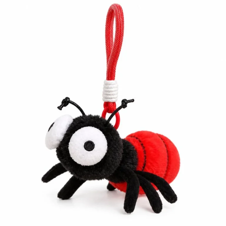 Red Ant Plush Keychain