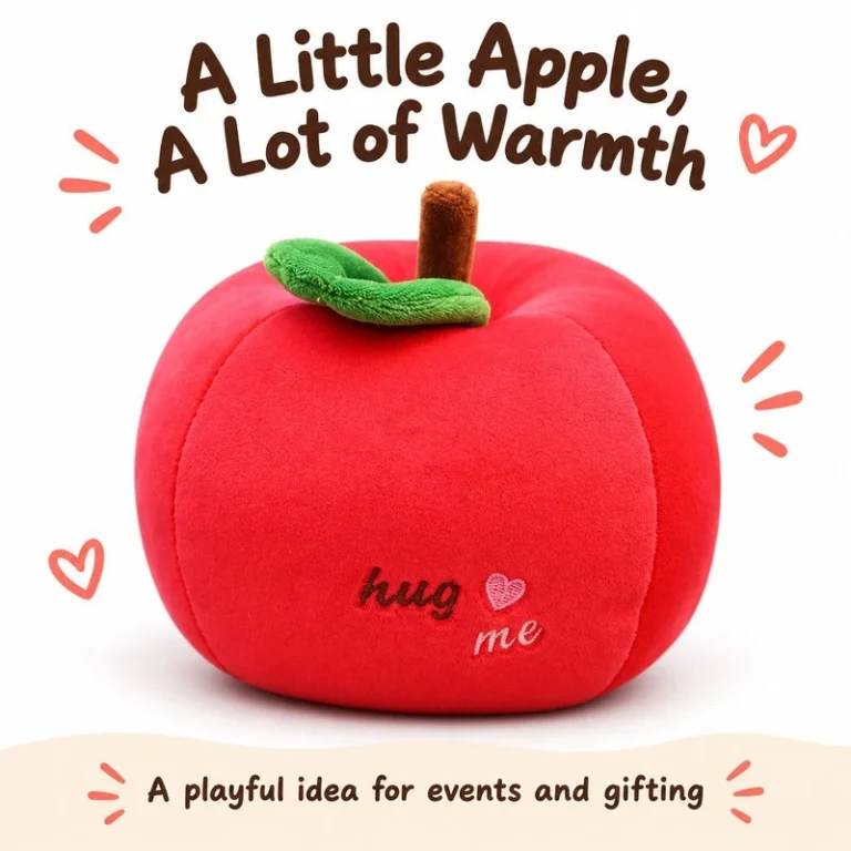 Red Apple Hug Me Plush