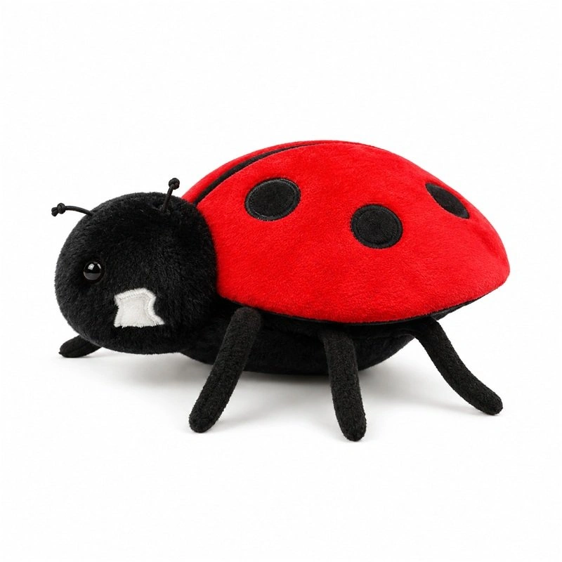 Red Ladybug Plush — side view concept