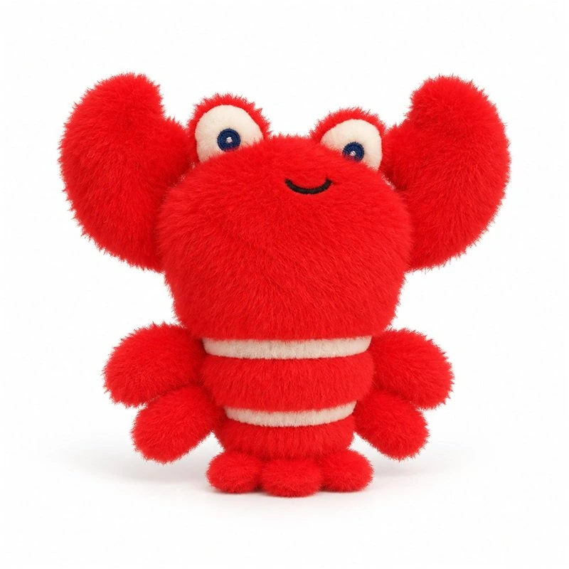 Red Raised Claw Lobster Plush