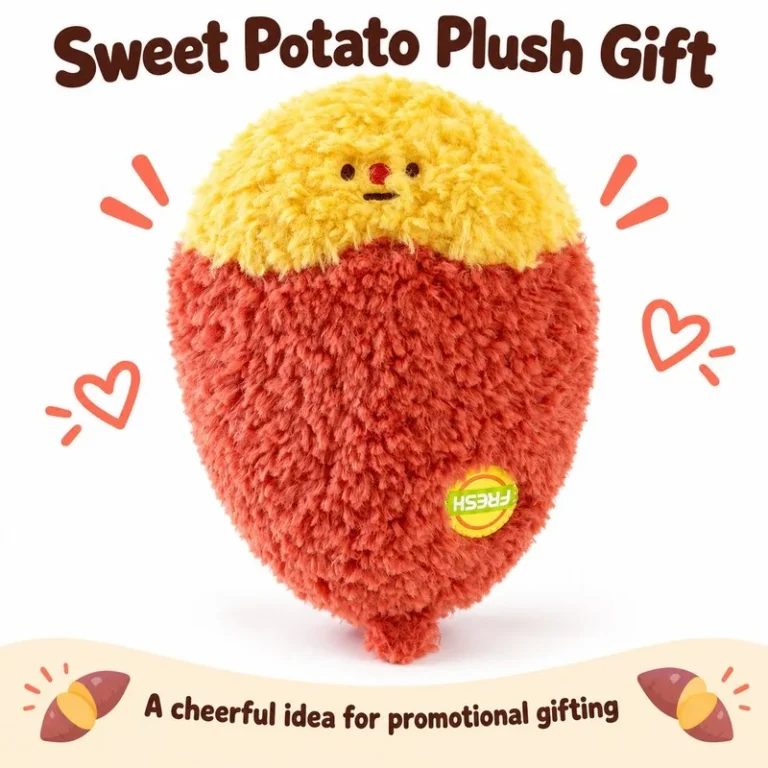 Red Yellow Sweet Potato Plush