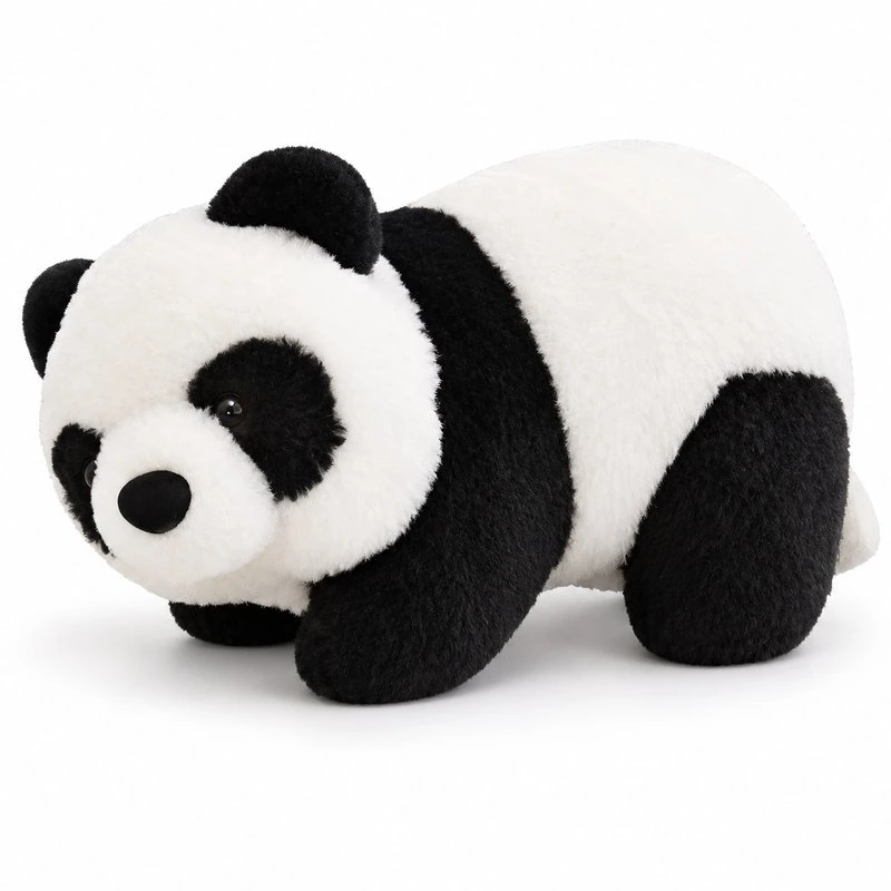Barrel Body Panda Plush