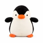 Round Black White Penguin Plush; AI concept reference, final sample and specifications to be confirmed.