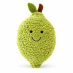 Shaggy Smiling Green Fruit Plush; AI concept reference, final sample and specifications to be confirmed.