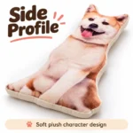 Shiba Inu Printed Plush Pillow — additional angle concept.
