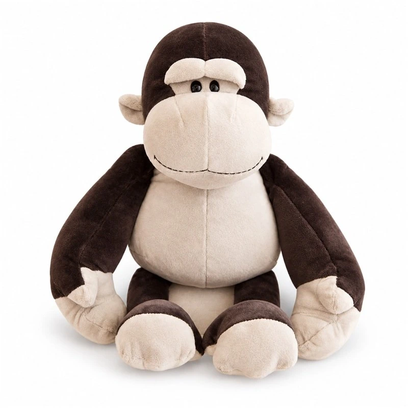 Sitting Brown Gorilla Plush — plush design concept