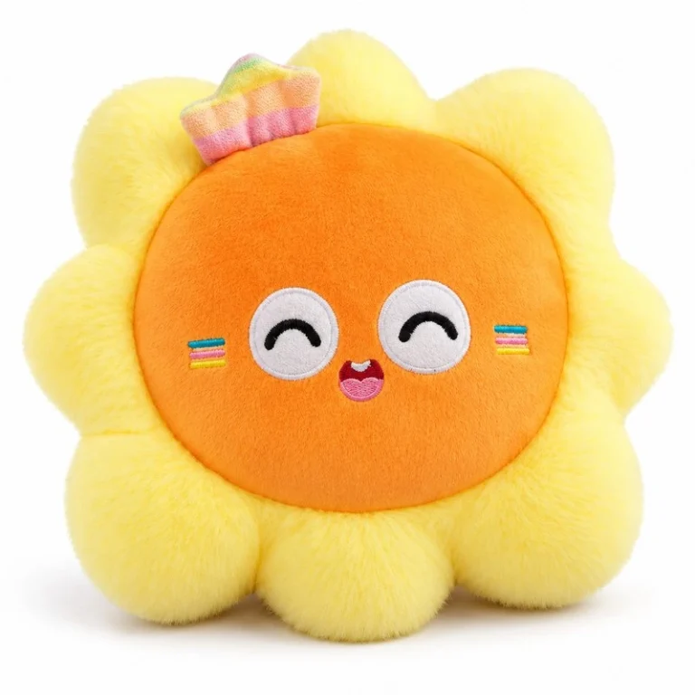 Smiling Crowned Sunflower Plush