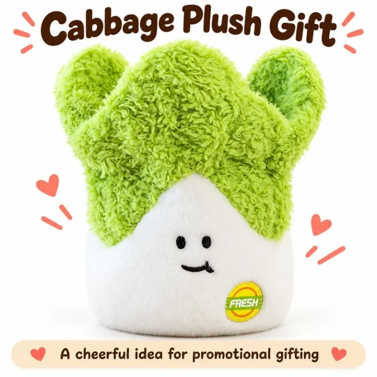 Smiling Leafy Cabbage Plush