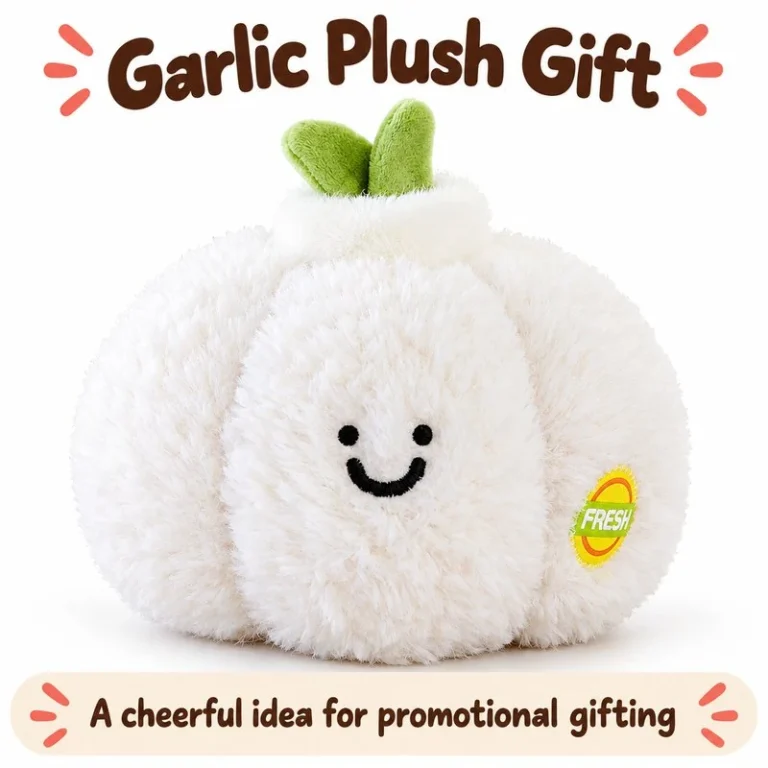 Smiling White Garlic Plush