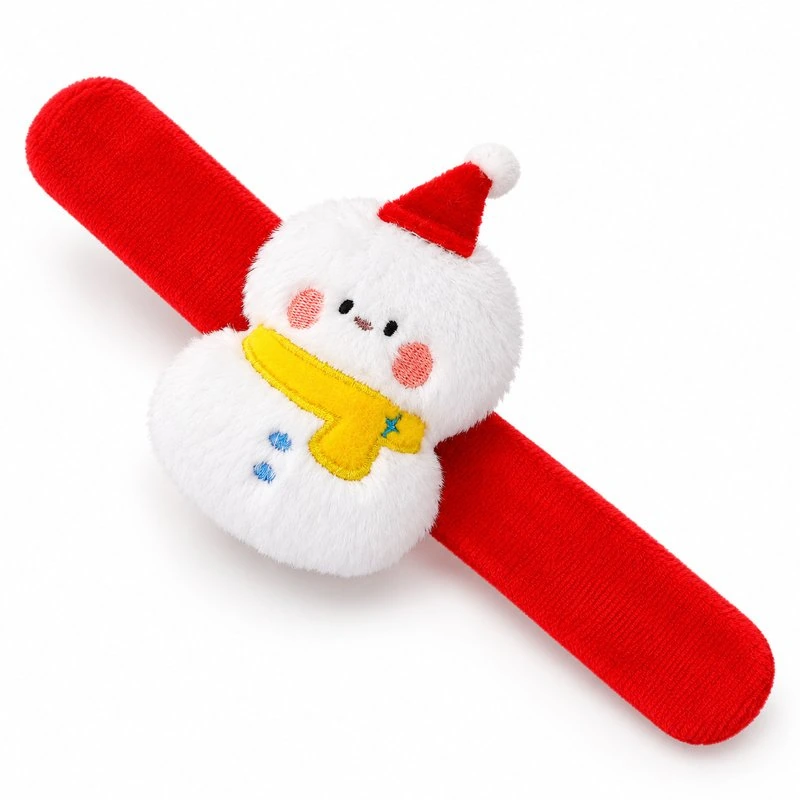 Snowman Plush Slap Bracelet