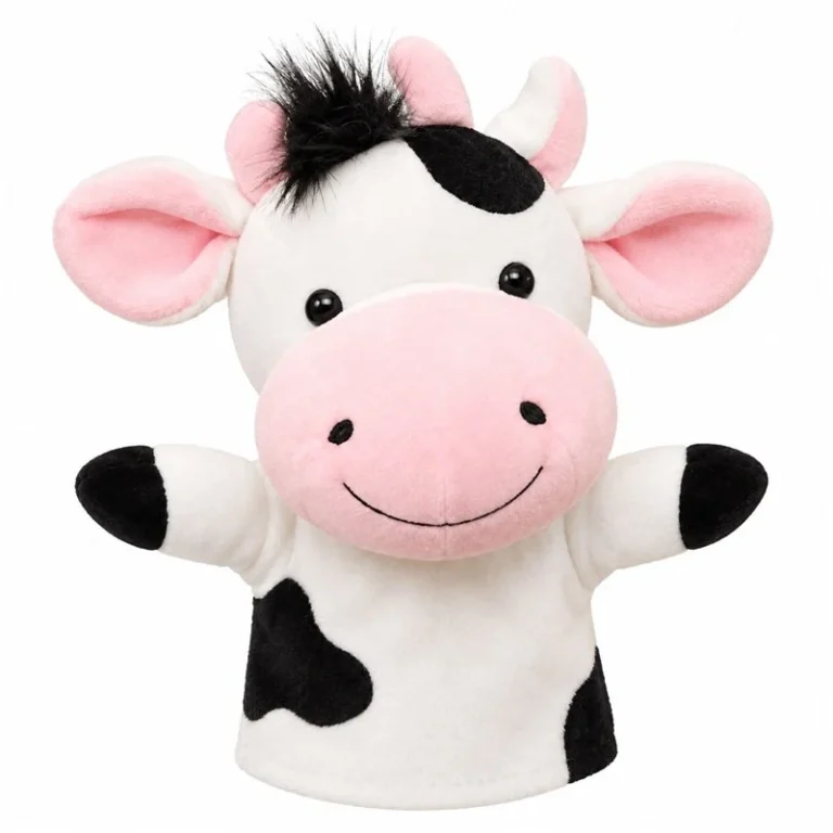 Spotted Cow Hand Puppet