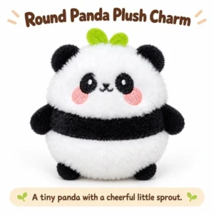 Sprout Panda Plush Toy; AI concept reference, final sample and specifications to be confirmed.