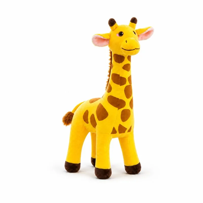 Standing Yellow Giraffe Plush