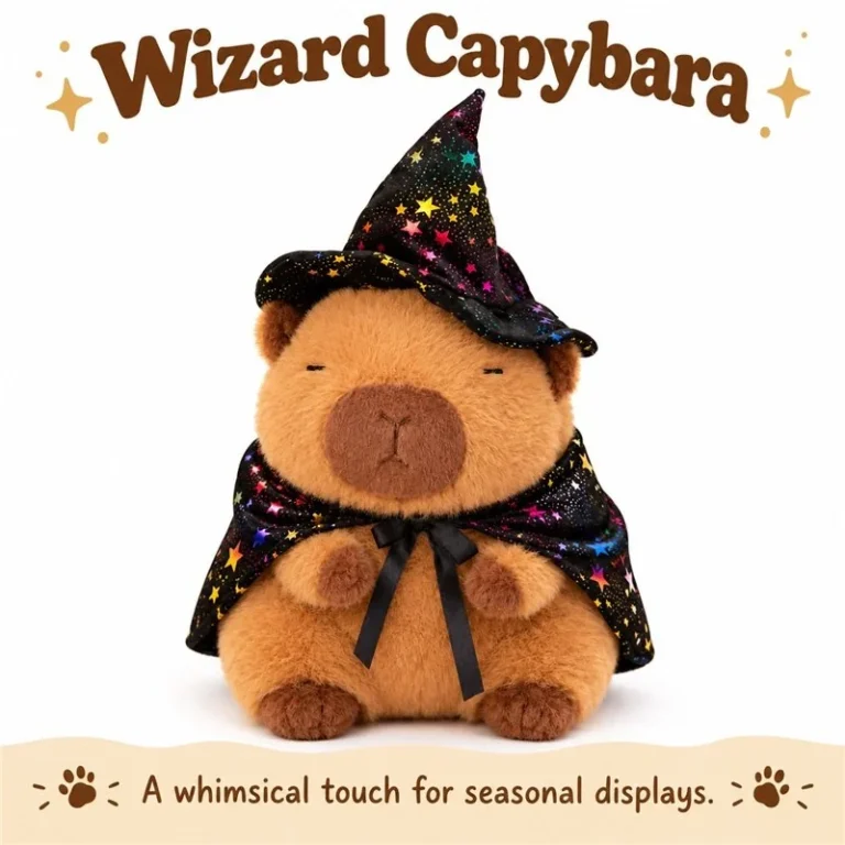 Starry Wizard Capybara Plush
