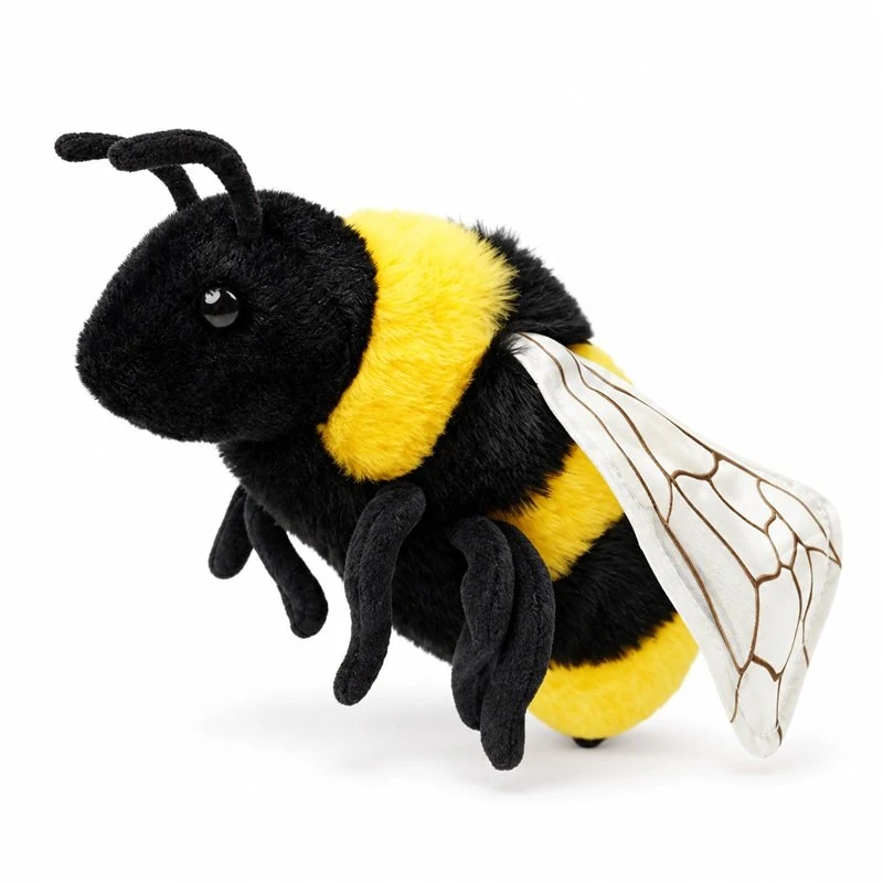 Striped Bumblebee Plush — plush design concept