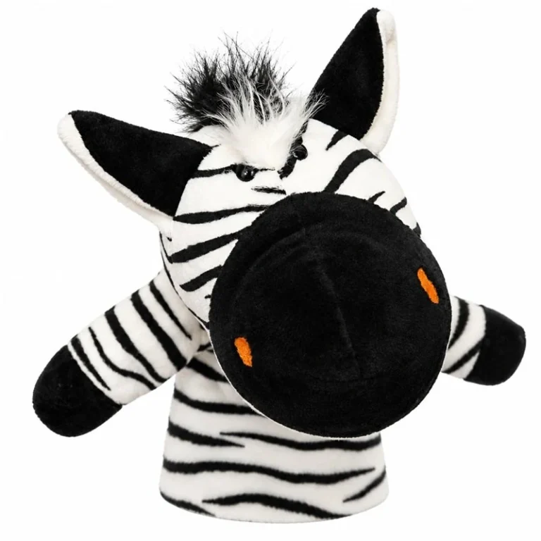 Striped Zebra Hand Puppet