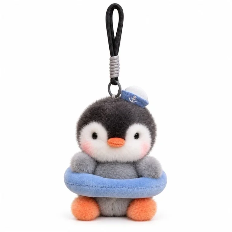 Swim Ring Sailor Penguin Plush Charm