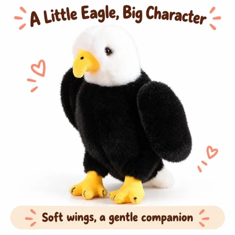 White Head Bald Eagle Plush