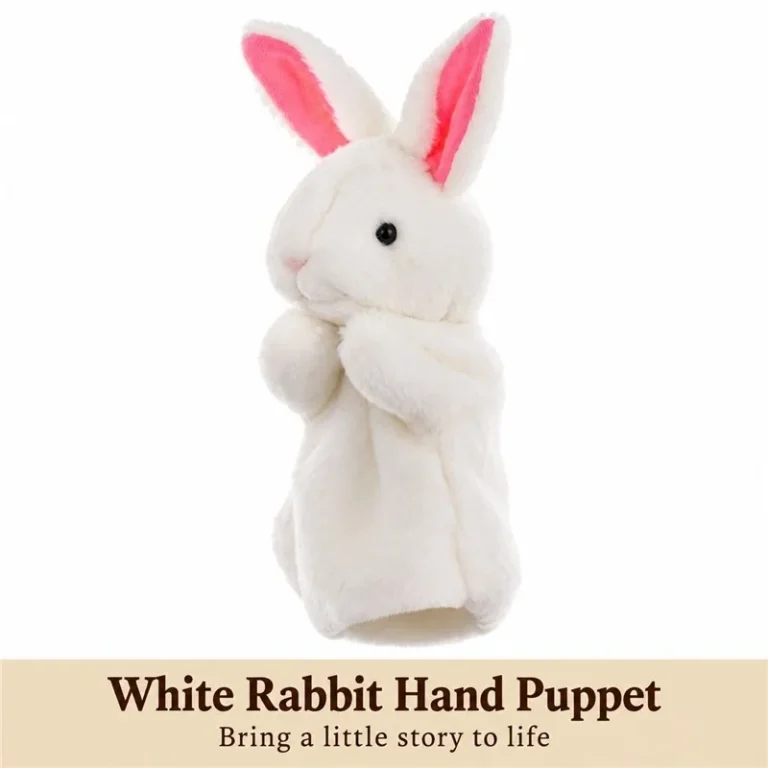 White Rabbit Hand Puppet