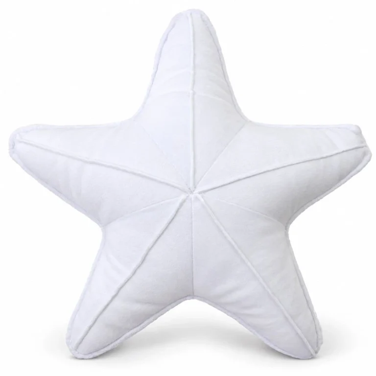 White Starfish Plush Cushion