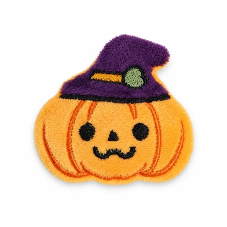 Witch Hat Pumpkin Textile Applique