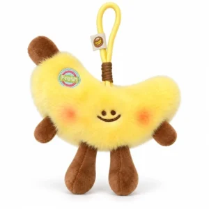 Yellow Banana Plush Bag Charm