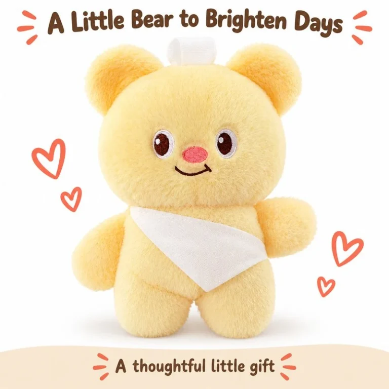 Yellow Bandana Bear Plush