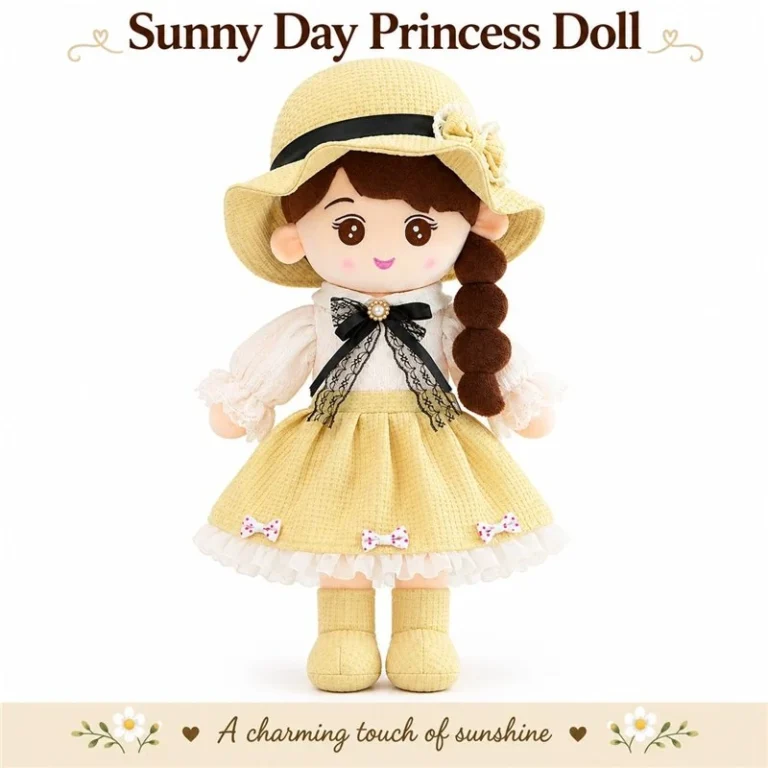 Yellow Hat Princess Cloth Doll